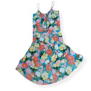 Belle Sky Midi Floral Dress